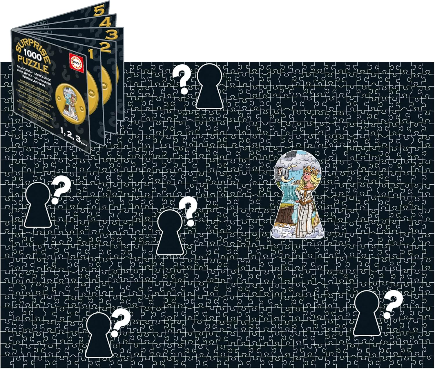 Thumbnail 2 de Educa Puzzle da 1000 pezzi Surprise Nights: il lucchetto rivela indizi (20396)