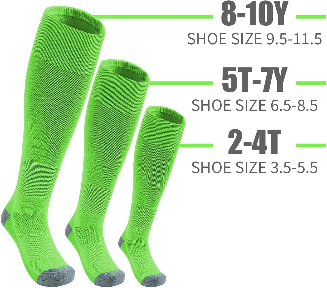 Thumbnail 1 de QBK Youth Baseball Socks & Belt Combo Set for Kids (2–16 Years) – Softball/Tee Ball Accessories, Unisex