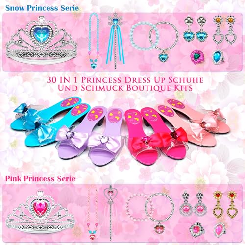 Thumbnail 1 de Zapatos de Princesa para Niñas con Corona y Joyería 👑
