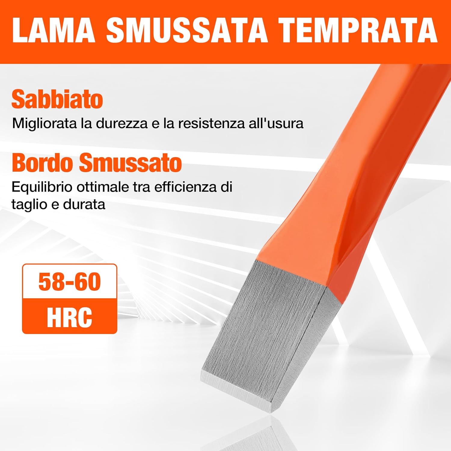 Detalle de ValueMax Set di Scalpelli Piatto da 3 Pezzi in acciaio Cr-V (10, 12, 16 mm)