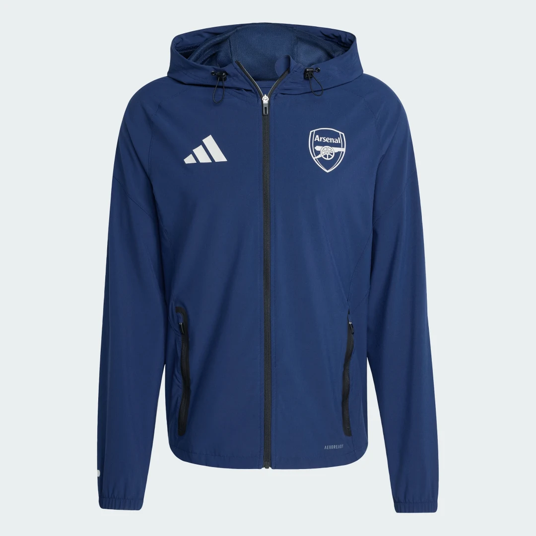 Thumbnail 3 de Chaqueta Arsenal Tiro 25 Competition Vis Tech Travel de Adidas – azul