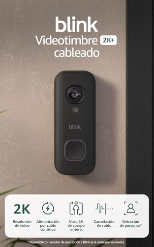 Thumbnail 6 de Blink Videotimbre cableado 2K+ (última generación) | visión de cuerpo entero, audio mejorado e IP65