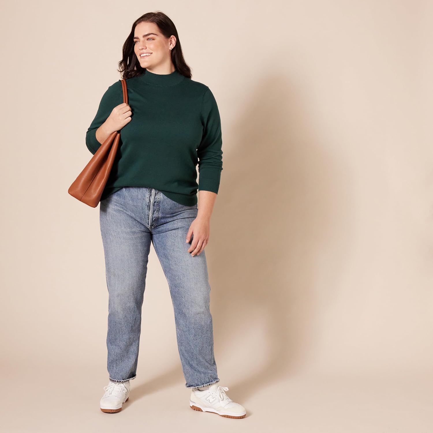 Thumbnail 6 de Amazon Essentials Damen Leichter Pullover mit Stehkragen – Leicht, bequem und in Übergrößen erhältlich