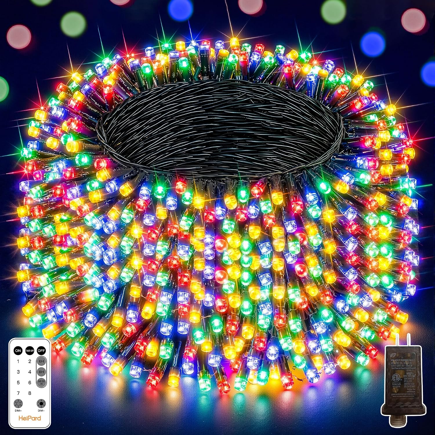 Detalle de HeiPard outdoor Christmas lights, 500 LEDs