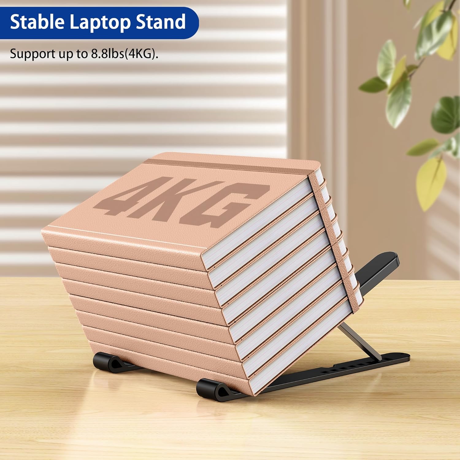 Thumbnail 6 de BESIGN LS01 Pro Adjustable Laptop Stand, Foldable Plastic Riser for 10–14-Inch Laptops