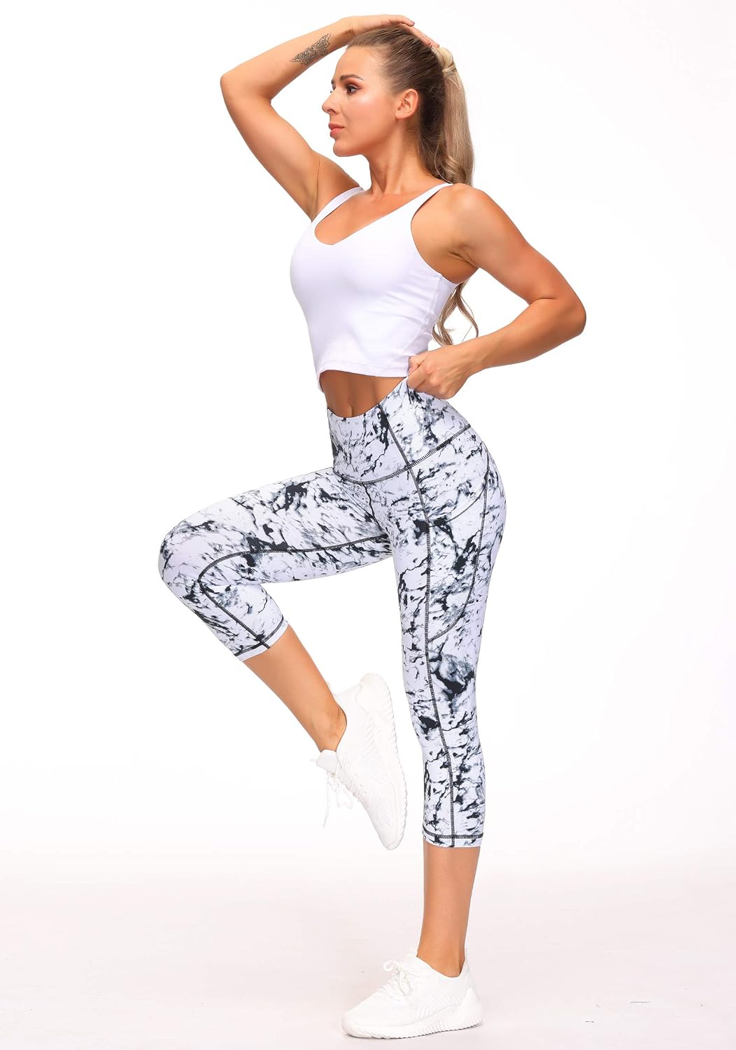 Thumbnail 4 de THE GYM PEOPLE Women 29 Leggings – High-Waisted Yoga Leggings with Pockets