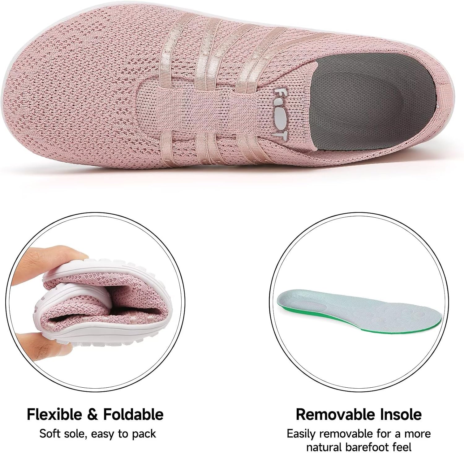 Detalle 2 de Barfußschuhe Zero-Drop Slip On für Damen/Herren