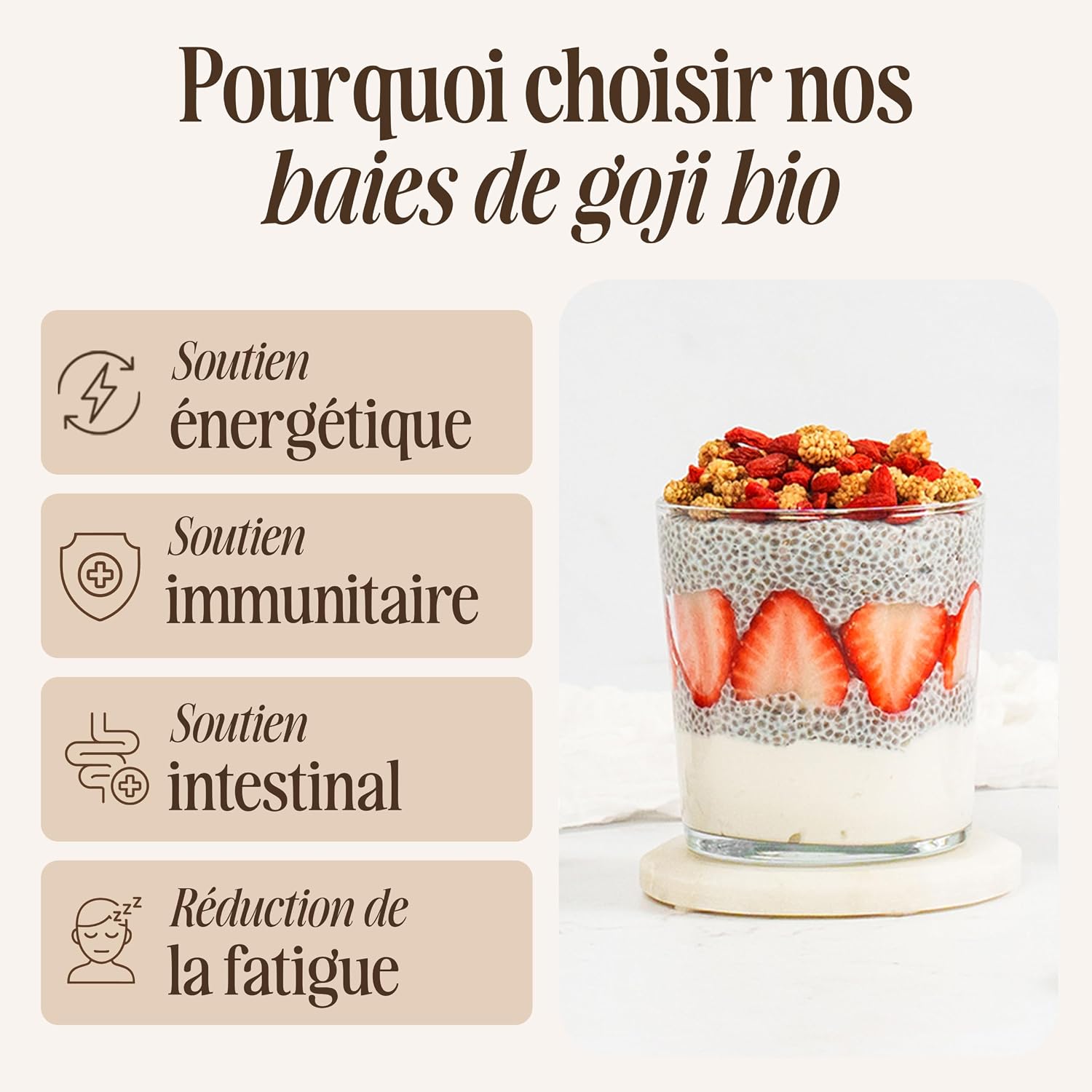 Detalle 2 de Sevenhills Wholefoods Baies de Goji 500g 🍇