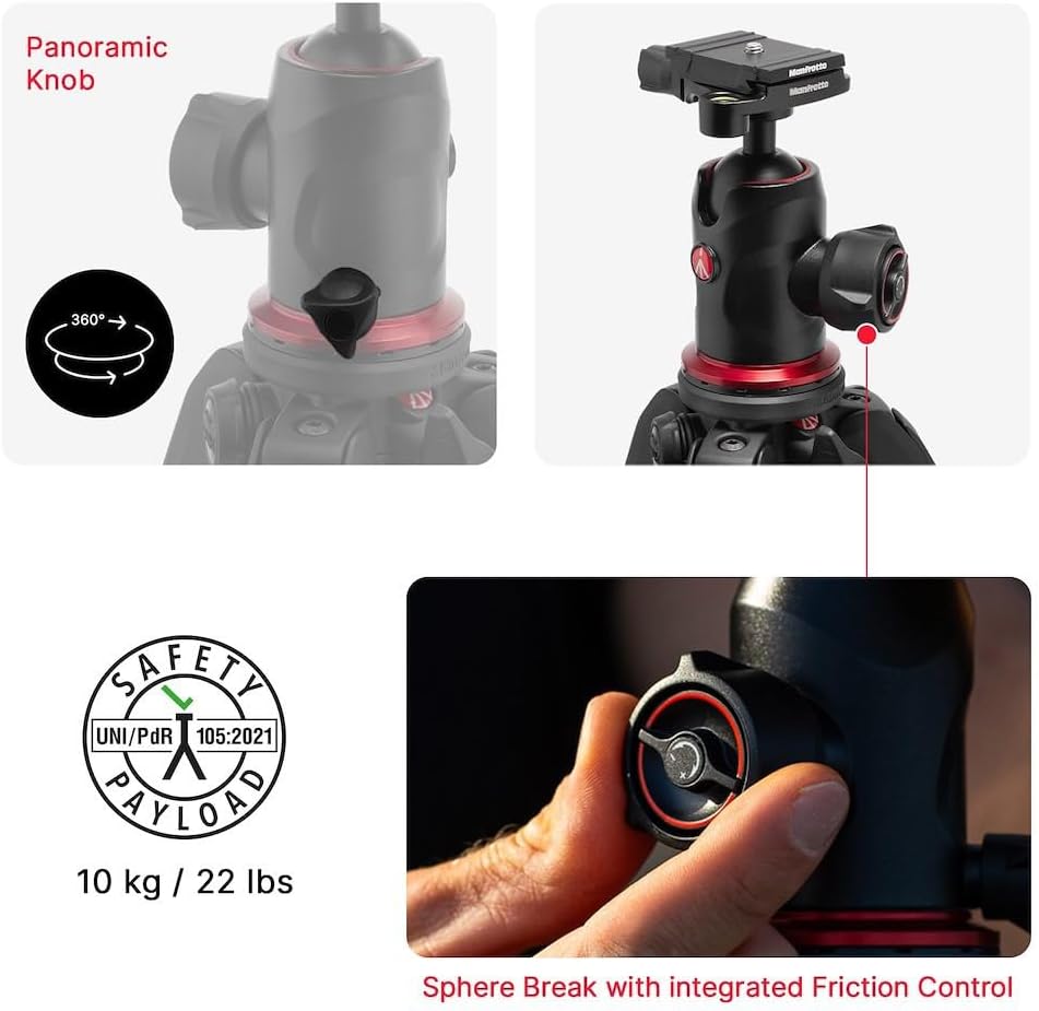 Thumbnail 3 de Manfrotto 190X AS Trépied 10 kg