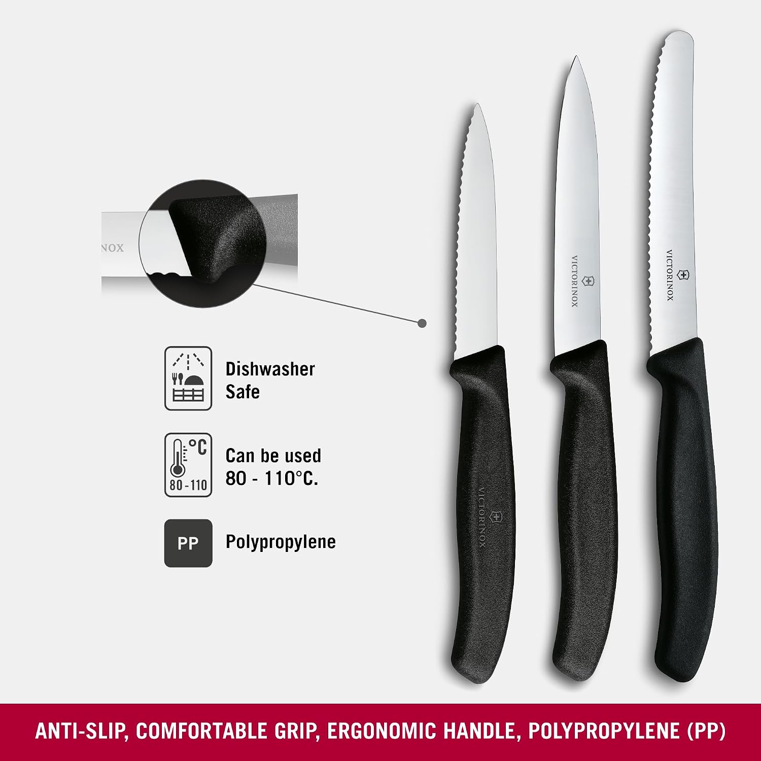 Detalle de Victorinox Paring Knife Set, 3-Piece