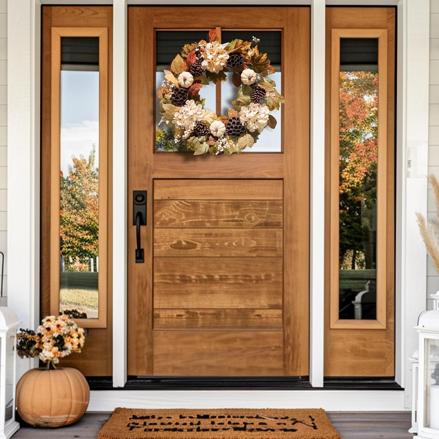 Detalle de DecorbyHannah Fall Wreath, 24-Inch