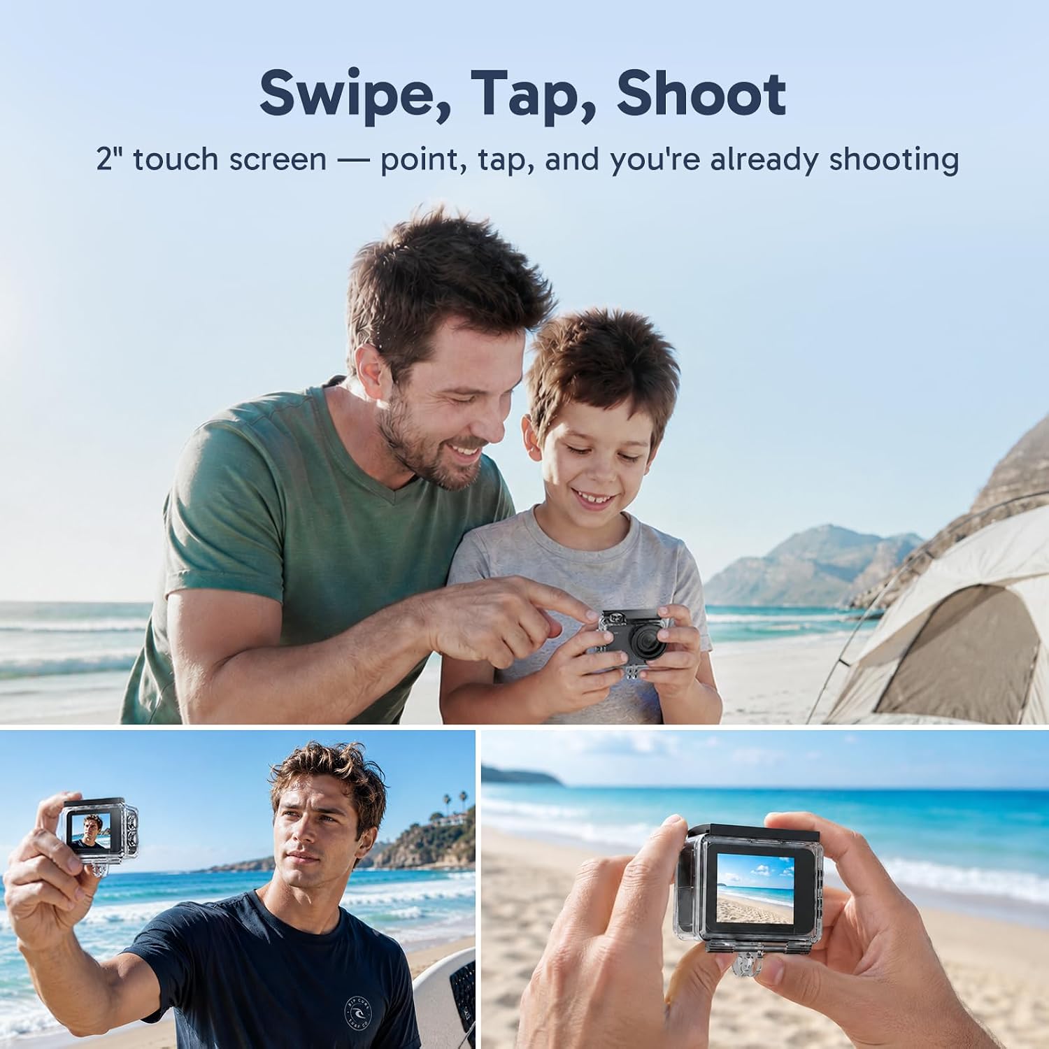 Thumbnail 5 de AKASO V50 X 4K action camera with 64GB
