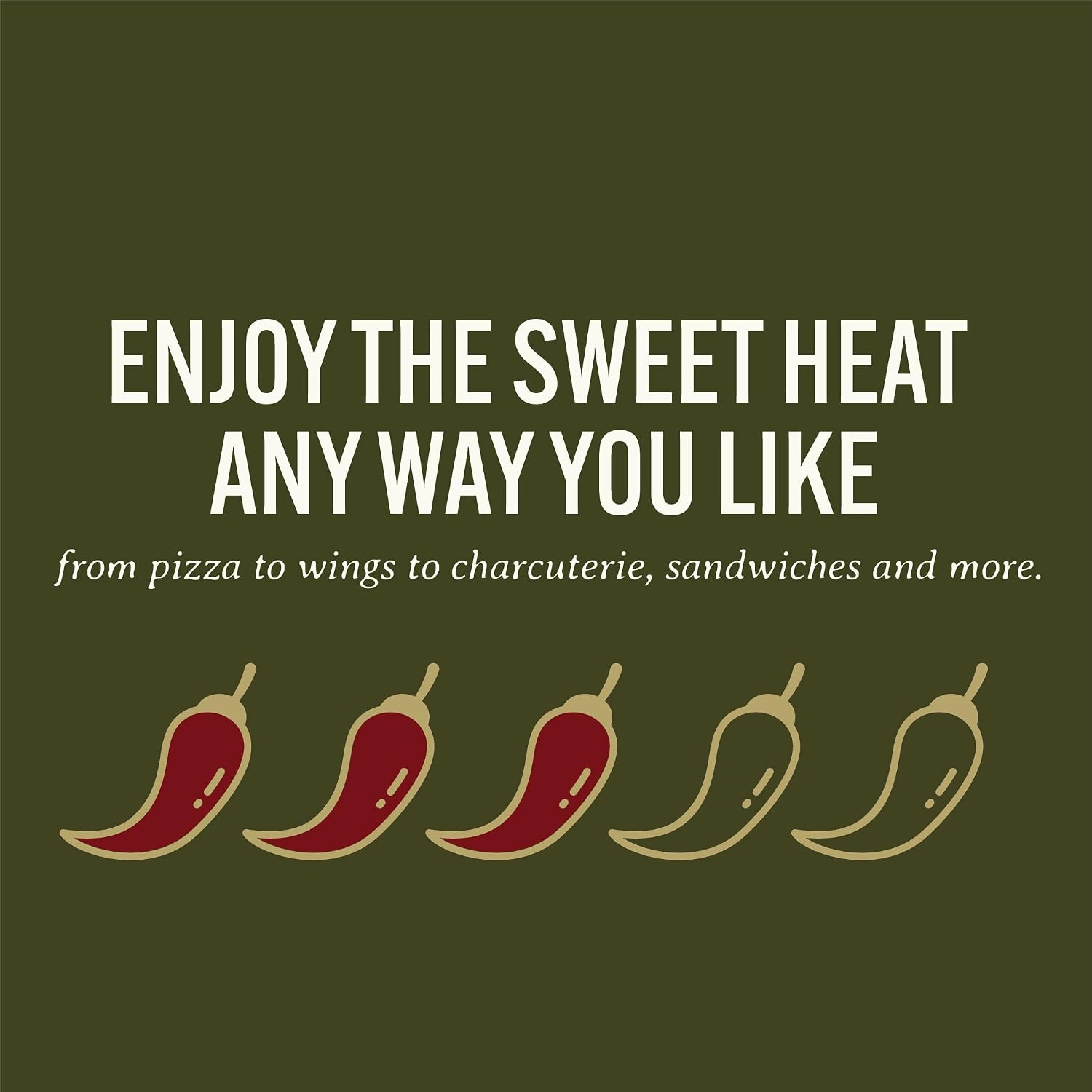 Detalle de Peace River Pineapple & Jalapeno Hot Honey, Medium Heat, 12 oz Squeeze Bottle