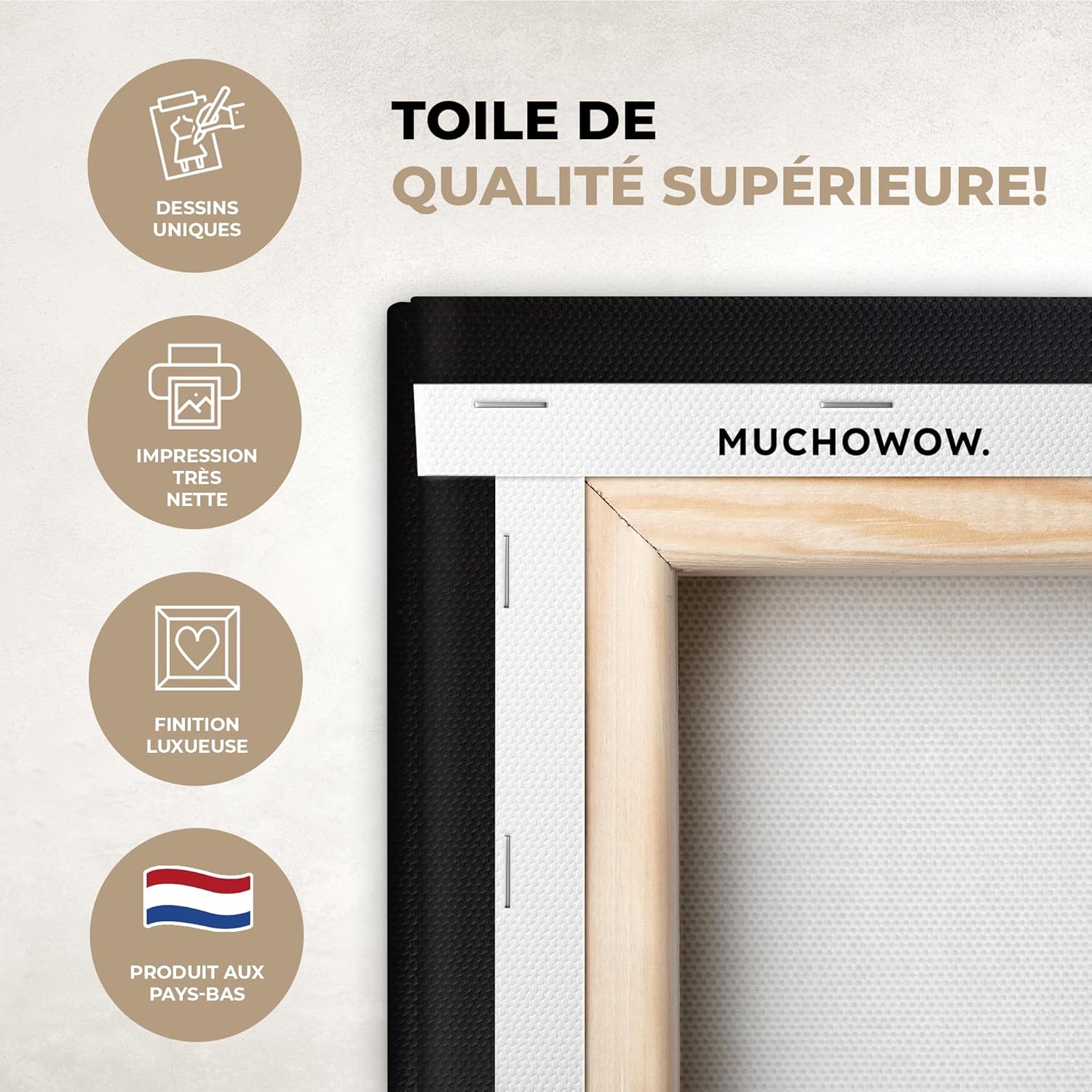 Thumbnail 2 de MuchoWow Tableau mural 120x80 cm ⌚