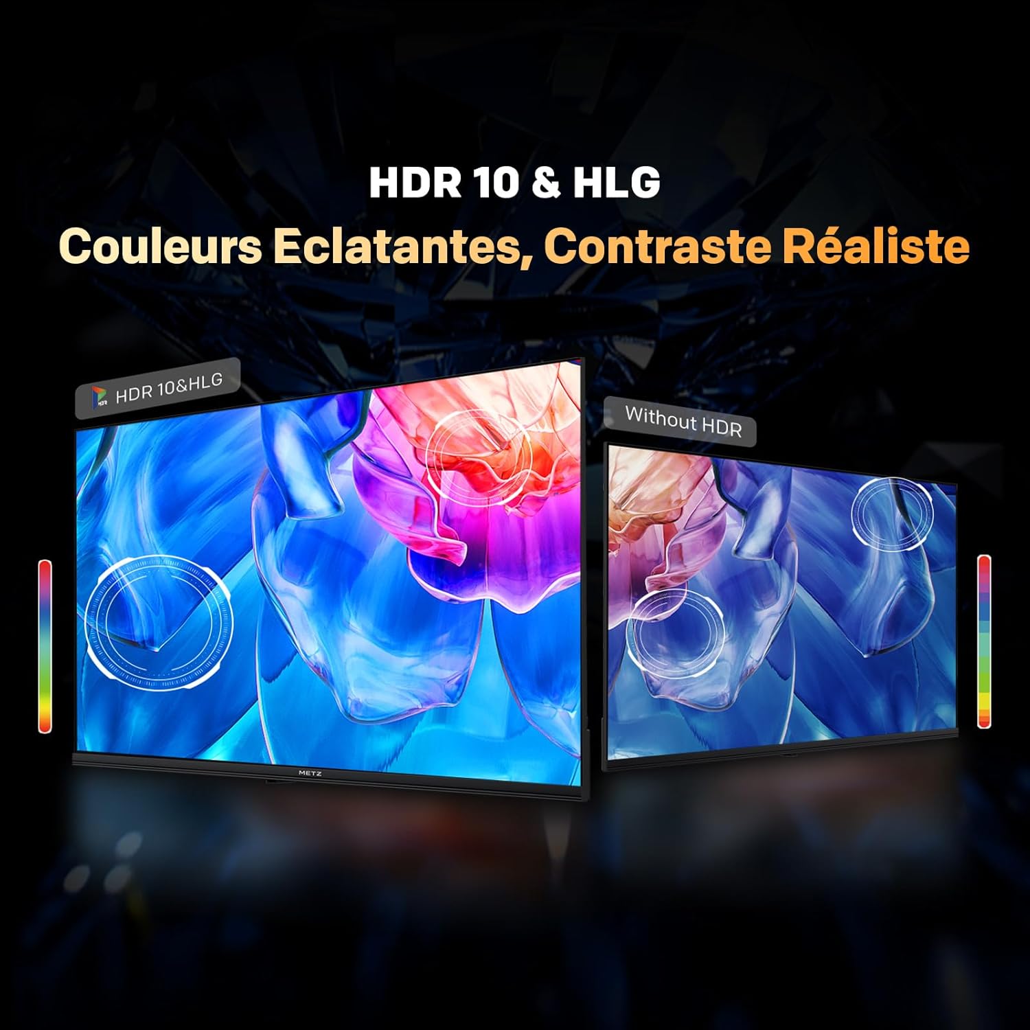 Thumbnail 5 de Metz 40 Pouces MQH7000Y – Smart TV FHD Google TV avec QLED+, HDR, Dolby Audio et EyeCare