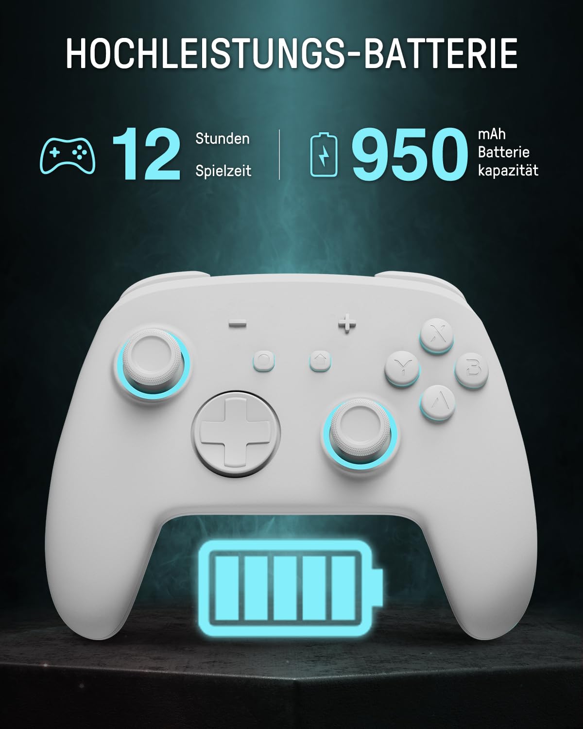 Detalle 2 de PALPOW Switch 2 Controller Wireless 950 mAh