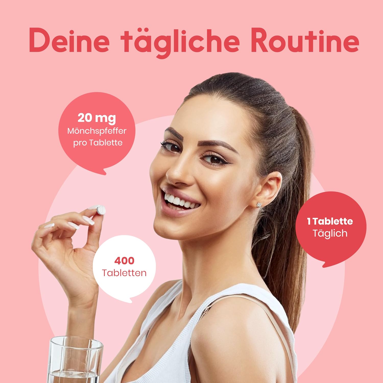 Detalle de Mönchspfeffer hochdosiert 20 mg Tabletten