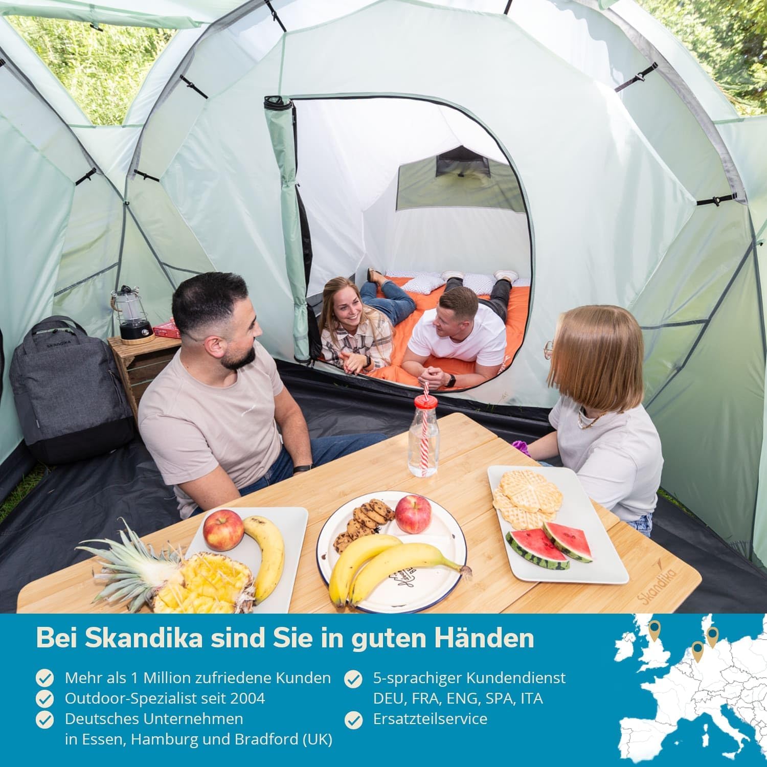 Thumbnail 6 de skandika Tolja faltbarer Campingtisch 80 kg