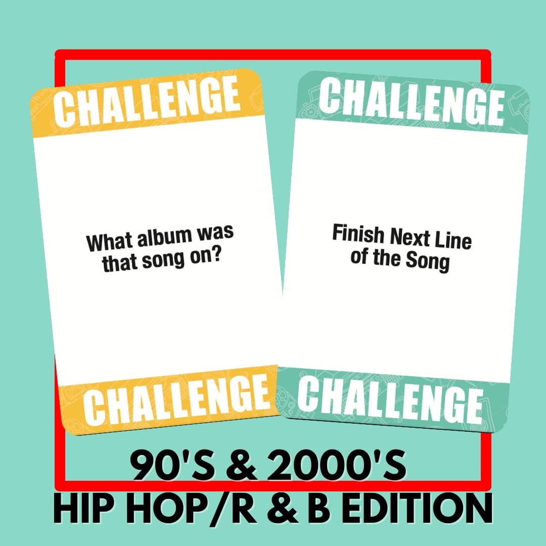 Detalle 2 de Lyrically Correct 1990s–2000s Music Trivia Card Game 🎲