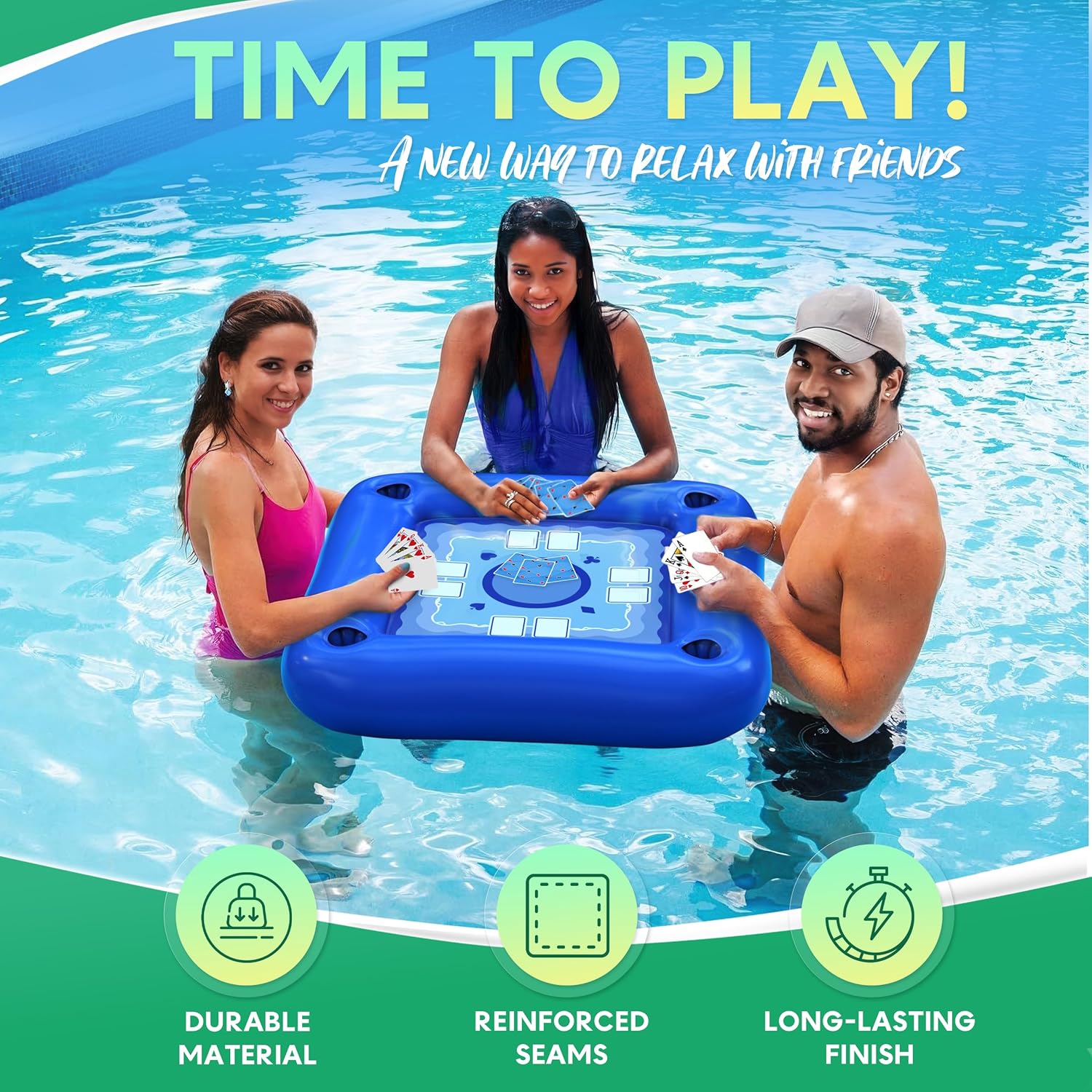 Thumbnail 4 de DIMROM Floating Table for Pool with Cup Holders