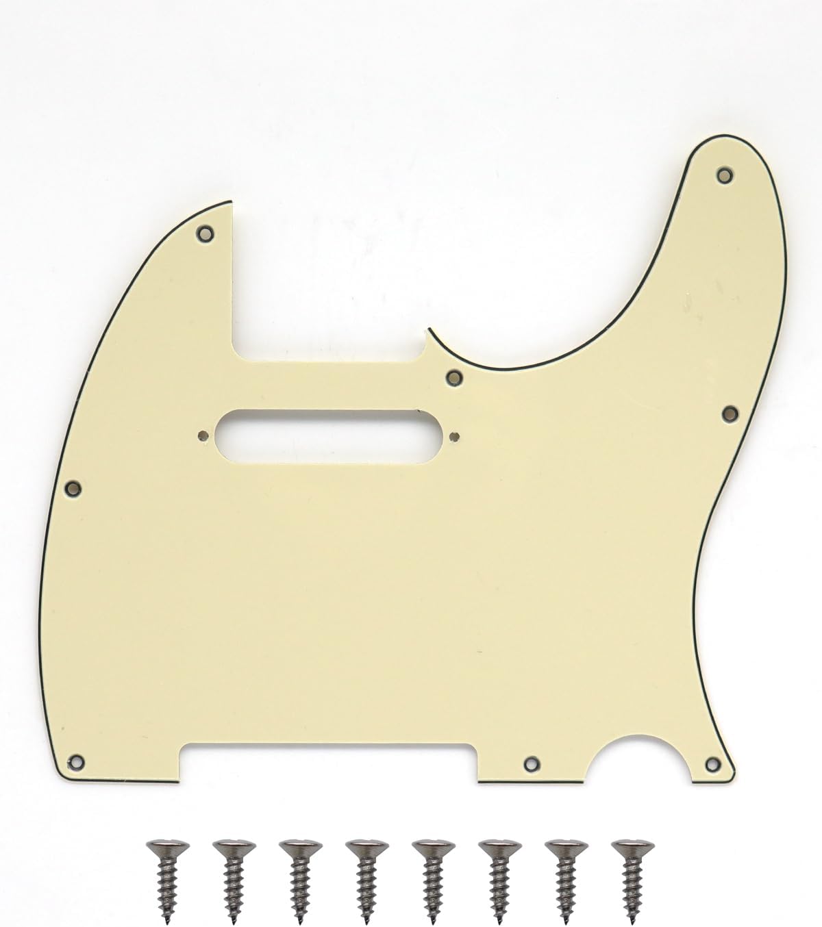 Detalle de Telecaster Pickguard, Cream