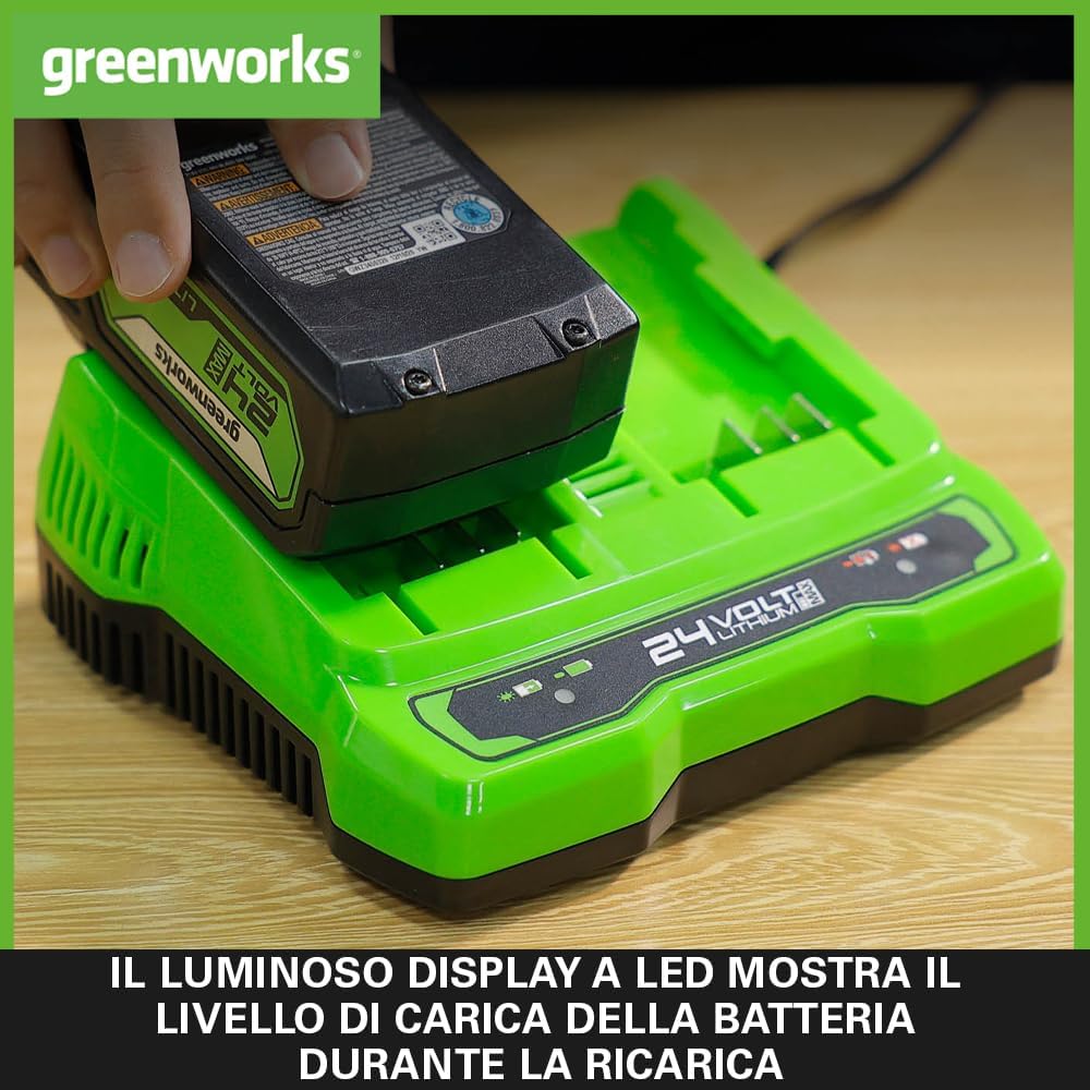 Thumbnail 5 de Greenworks GSK24B2X batteria 24V 2Ah + caricatore