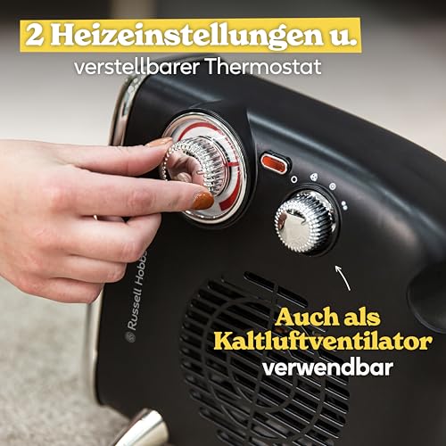 Thumbnail 6 de Russell Hobbs RHRETHFH1001B calefactor eléctrico 1,8 kW