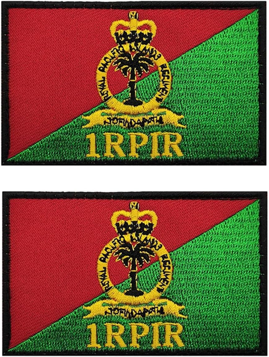 Detalle de Uijokdef Embroidered Flag Patches, 2-Pack