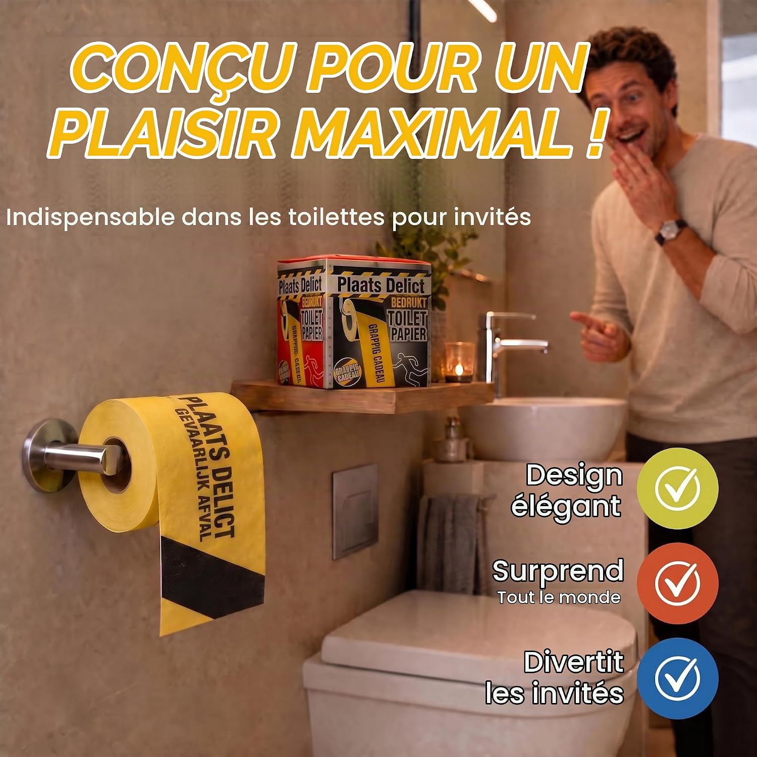 Detalle de GOODS+GADGETS® 42119424 Kamasutra-toiletpapier, 200 geïllustreerde vellen, 2-laags