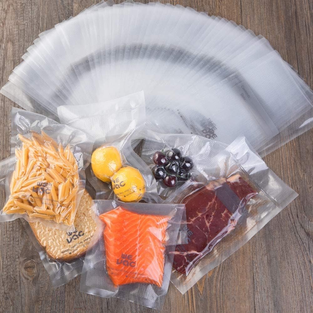 Thumbnail 1 de Wevac Vacuum Sealer Bags (100 Quart, 8x12 Inch) — BPA-Free Heavy-Duty Bags for Food Saver-Style Machines