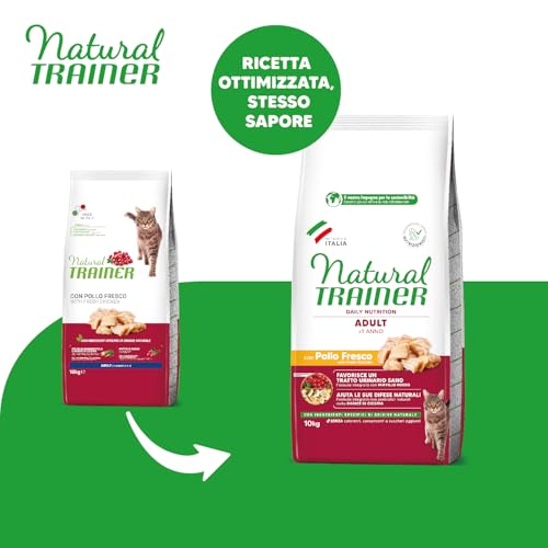 Detalle 2 de Trainer Natural Cat Adult con Pollo 10 Kg – alimento completo per gatti adulti