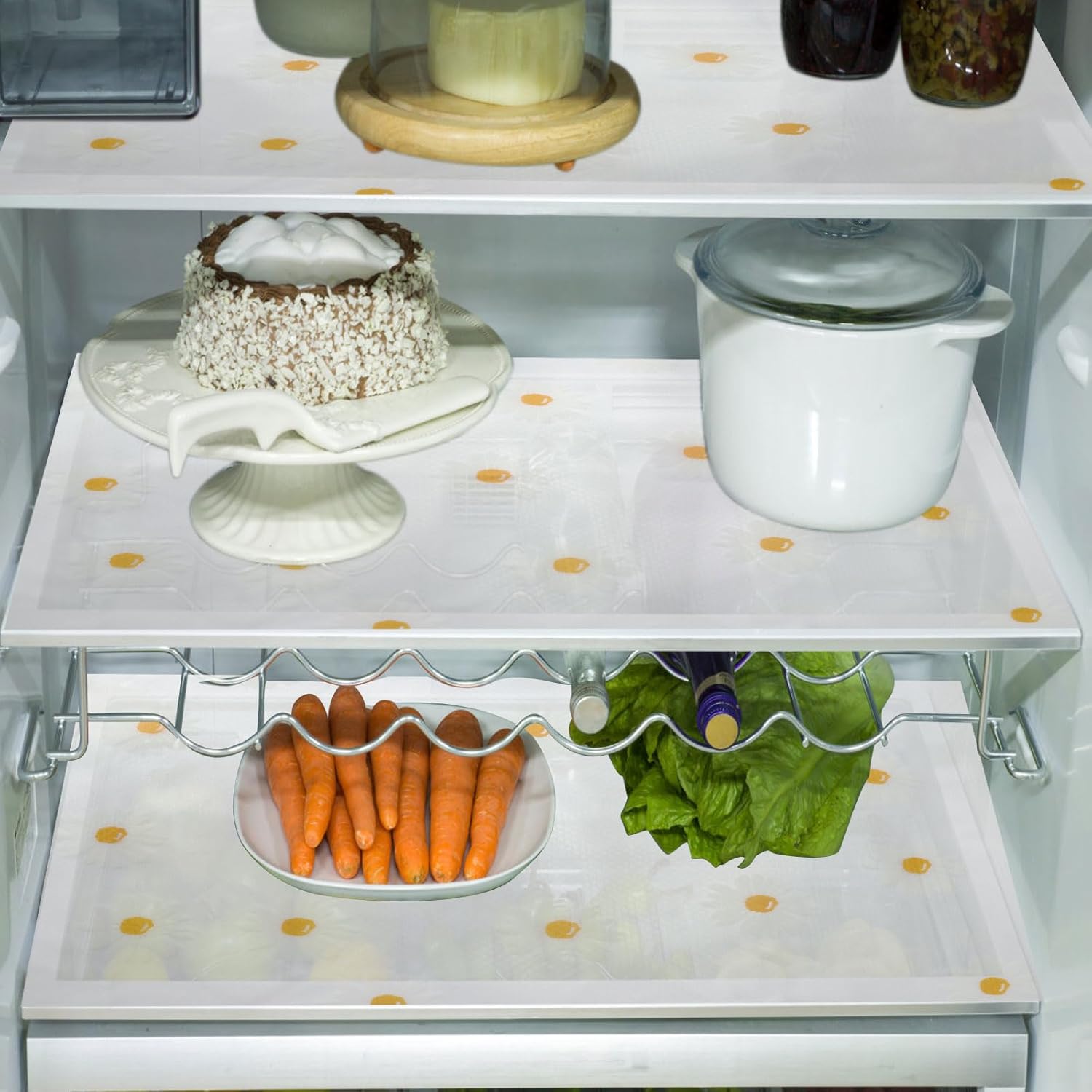 Thumbnail 2 de APOMOONS 30 × 300 cm antibakterielle Kühlschrankmatten (EVA, rutschfest, waschbar, zuschneidbar)