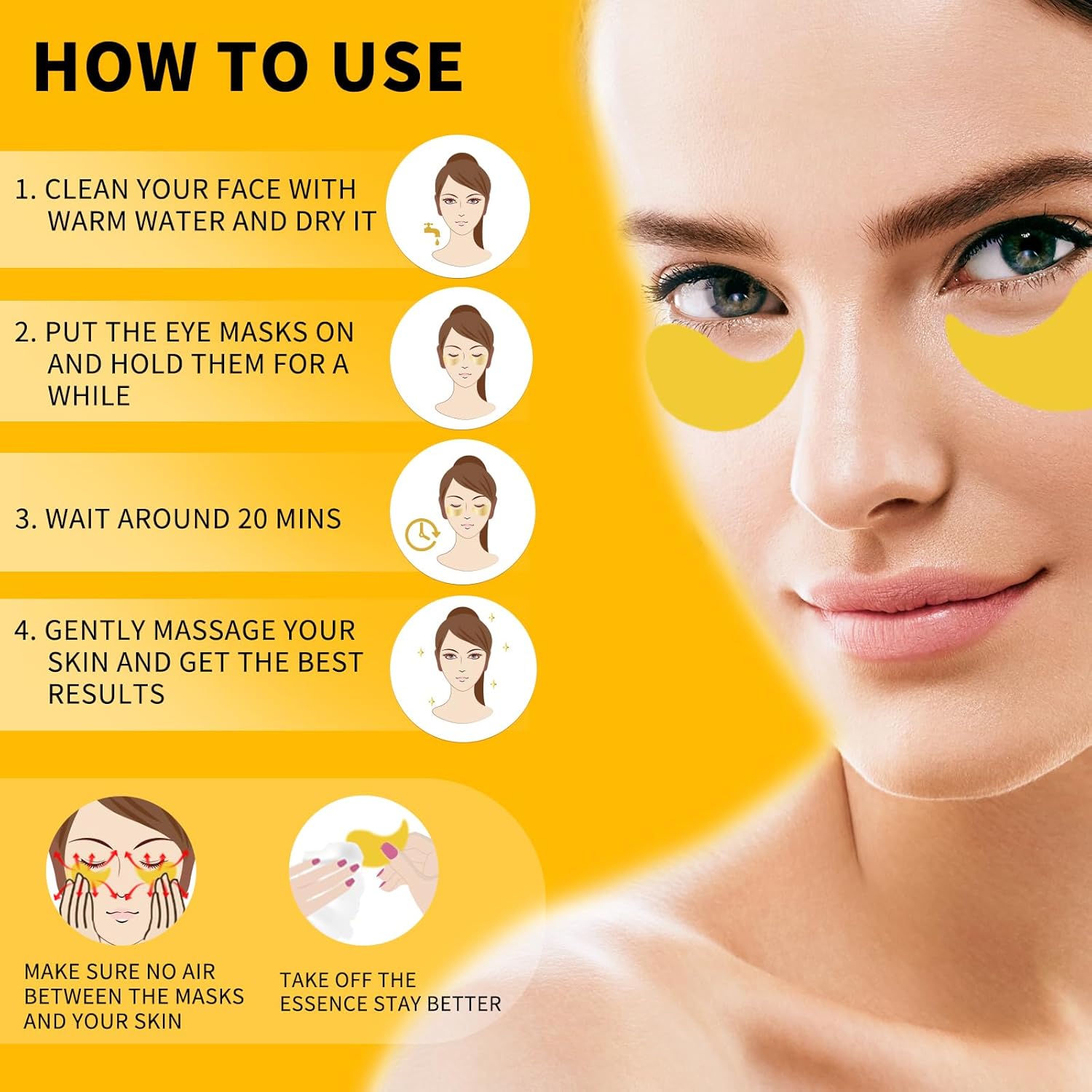 Thumbnail 4 de Under Eye Patches 70pcs for Puffiness