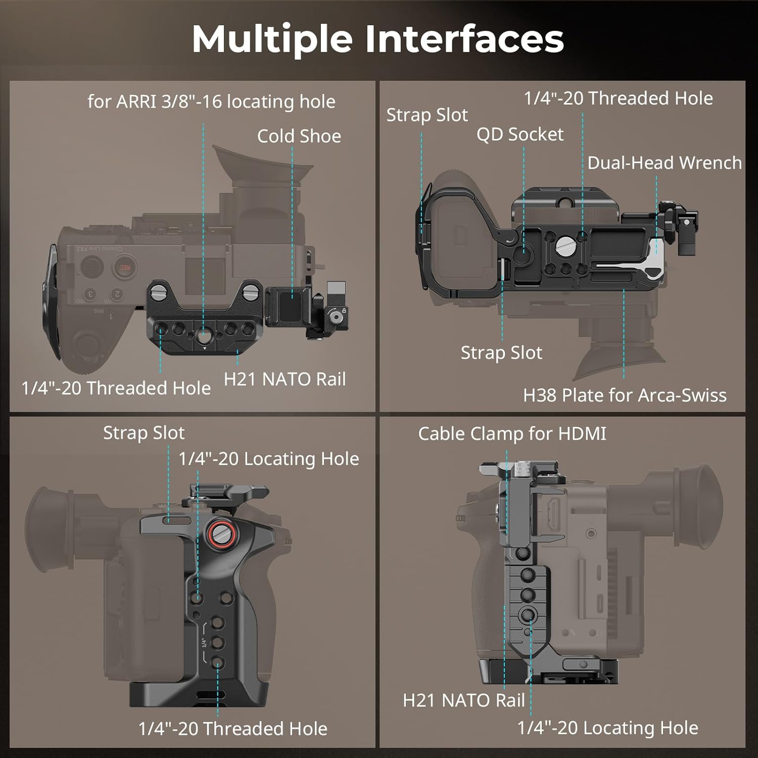 Detalle de SMALLRIG FX2 Cage Kit 5590