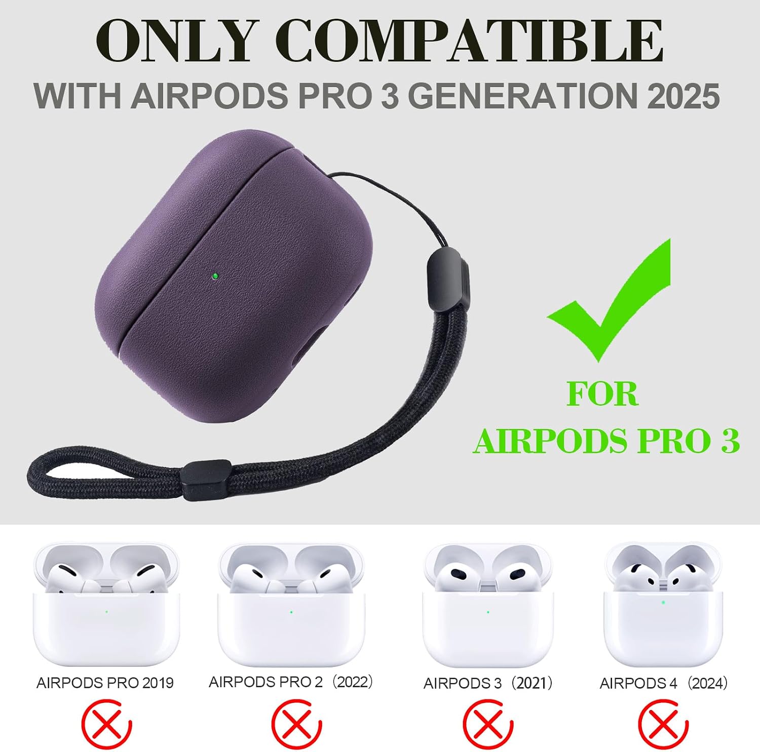 Detalle 2 de Teyomi Funda Compatible con AirPods Pro 3 21 cm