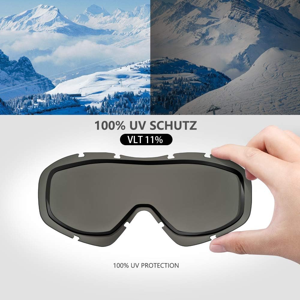 Detalle 2 de OutdoorMaster OTG Ski Goggles 100% UV Protection 🥽