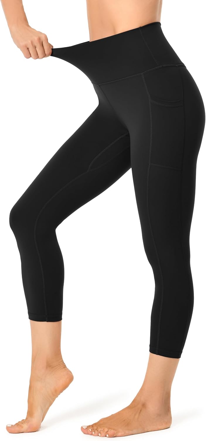 Thumbnail 2 de Colorfulkoala Women’s High Waisted Yoga Capris (21" Inseam) with Pockets