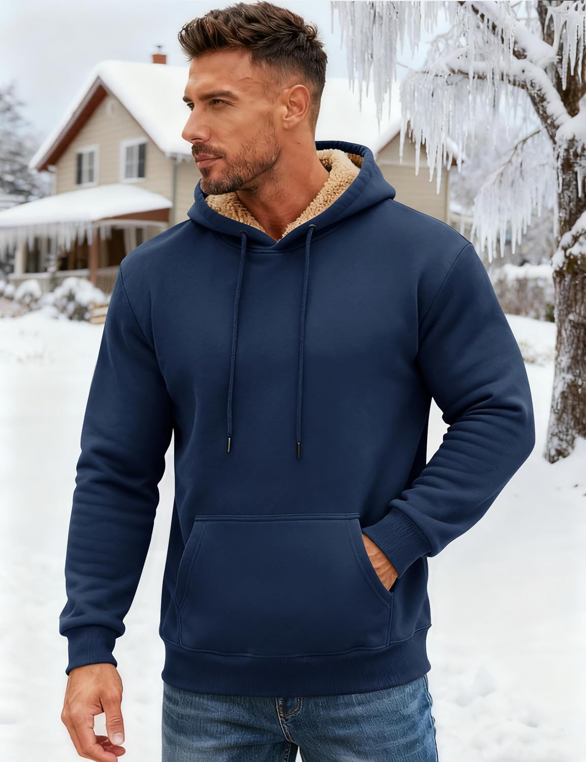 Detalle 2 de MAGCOMSEN Heavy Hoodie Sherpa Lined
