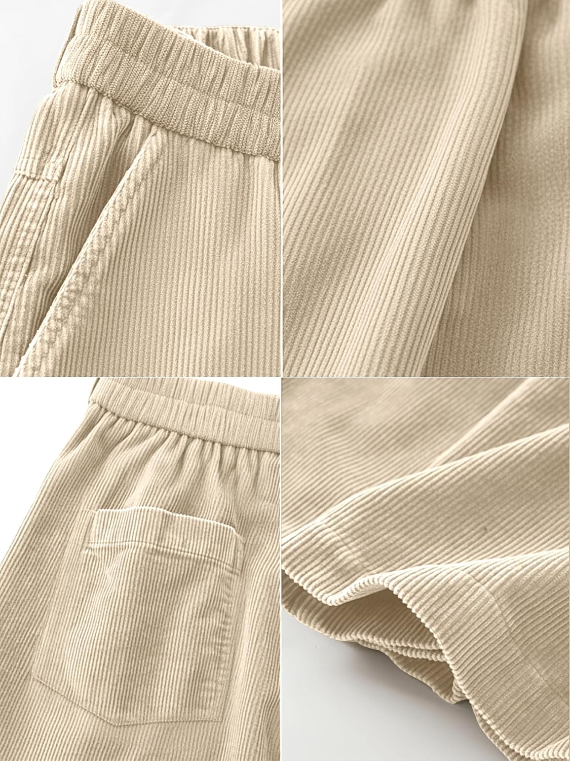 Thumbnail 4 de HOTake Men's Corduroy Baggy Sweatpants elastic waist