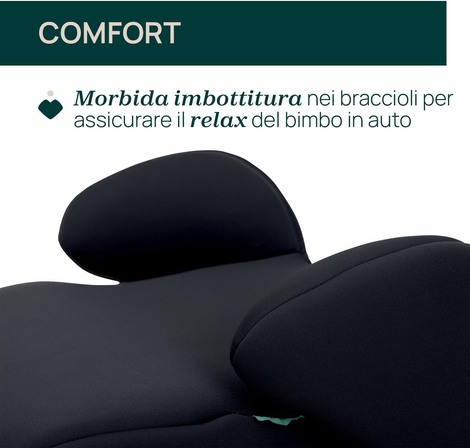 Thumbnail 6 de Chicco Quasar i-Size: Seggiolino Auto Gruppo 3 per bambini 126–150 cm (7–12 anni) - Nero