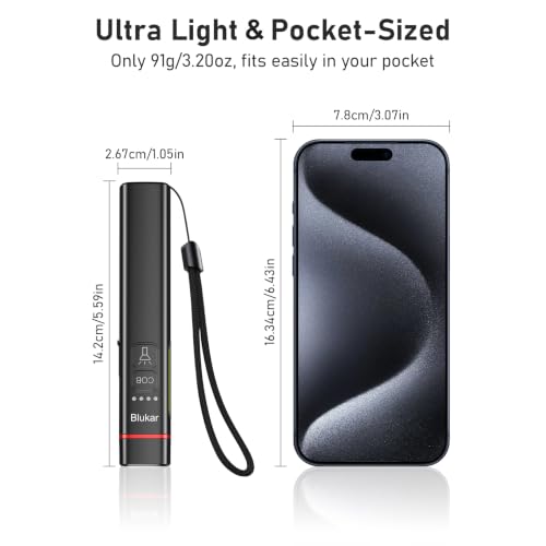 Detalle de Blukar 2026 Gen 2 Torch Rechargeable: Dual Light Sources with COB Side Light