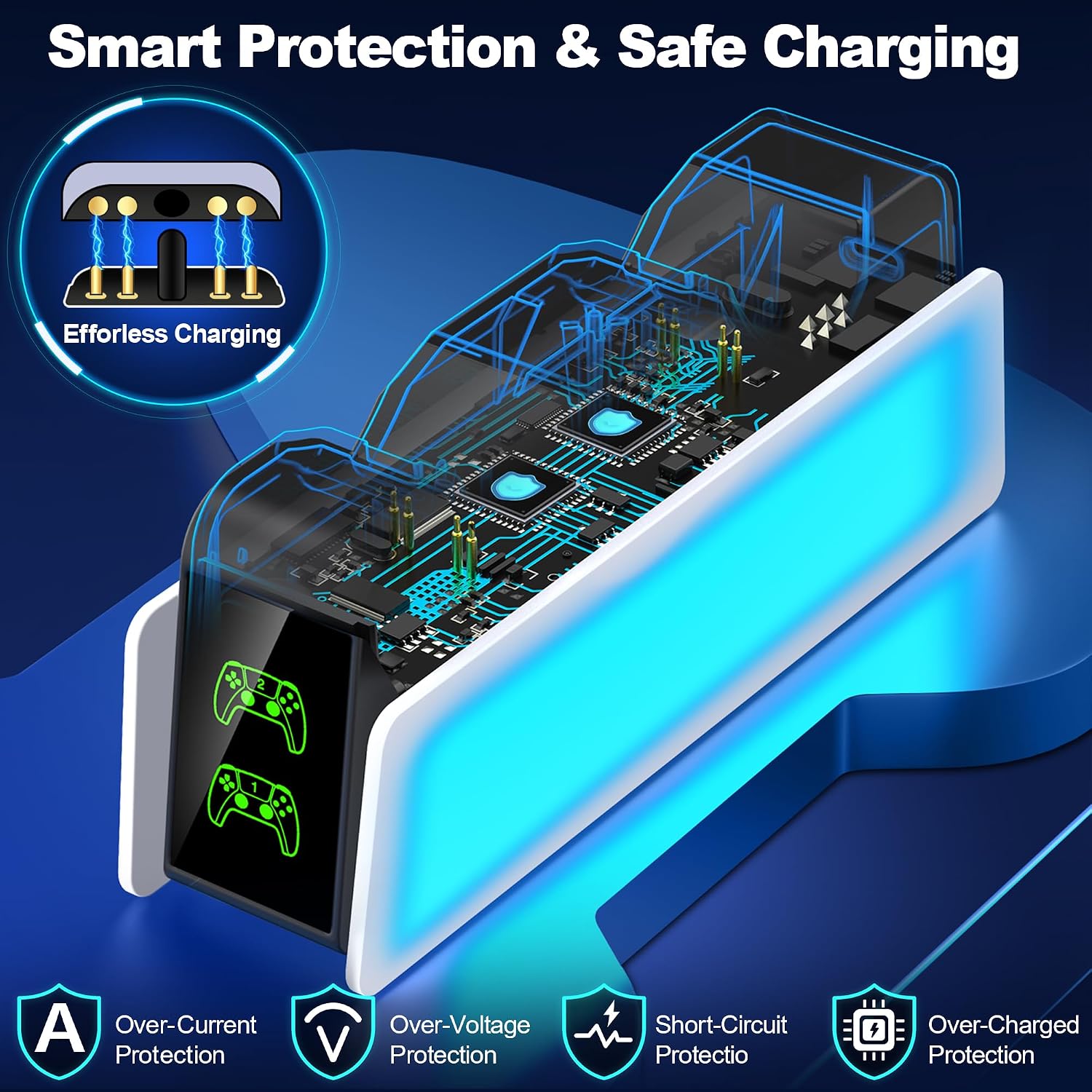 Detalle 2 de Fast Charge PS5 Controller Charger Station 3H