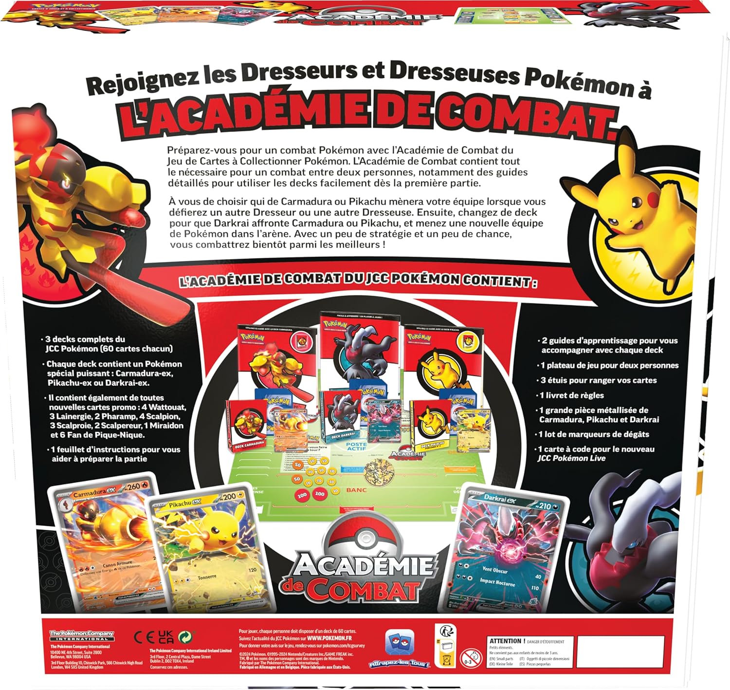 Thumbnail 3 de Pokémon Académie de Combat JCC Pikachu-ex