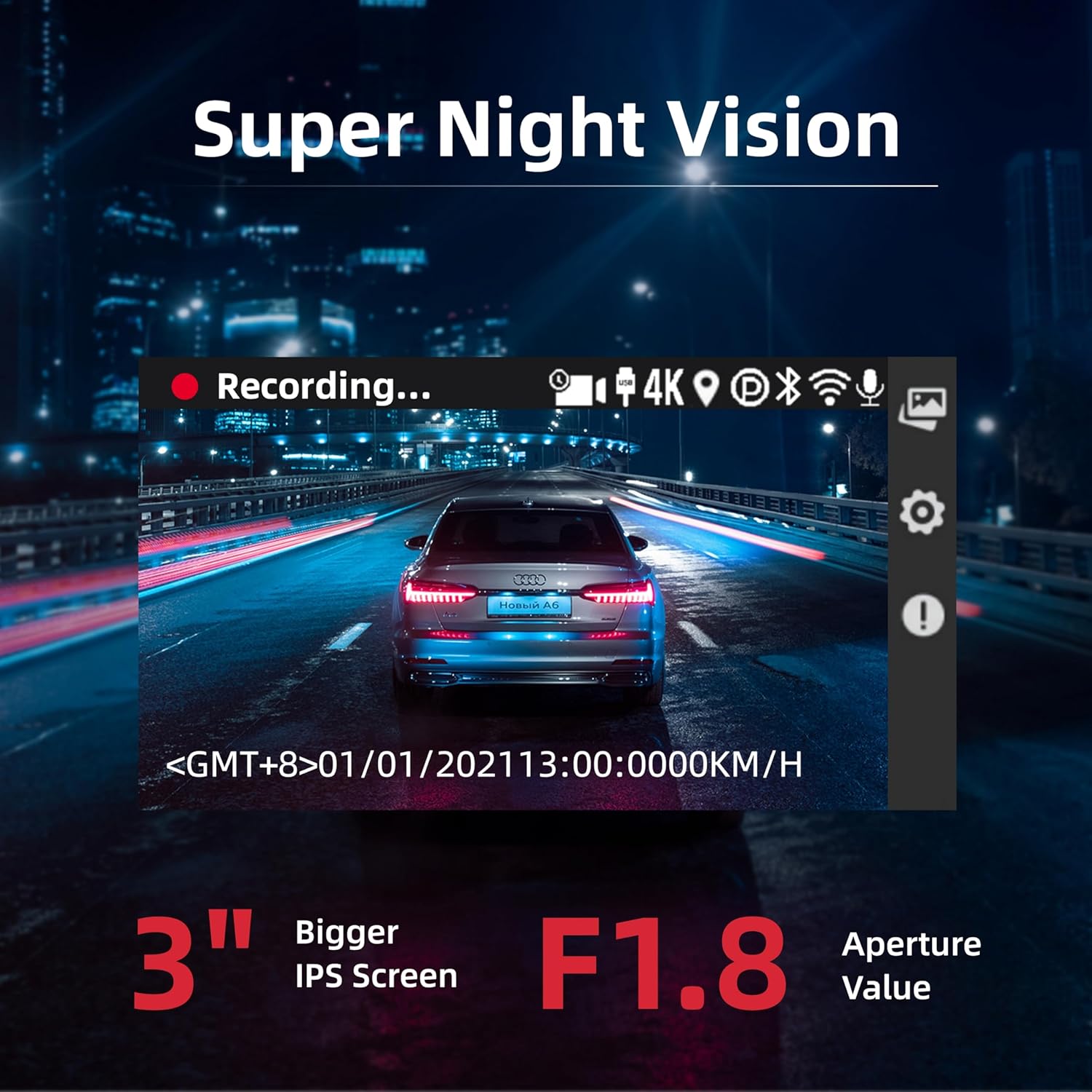Thumbnail 5 de Miofive Dash Cam 64GB 4K Front Rear