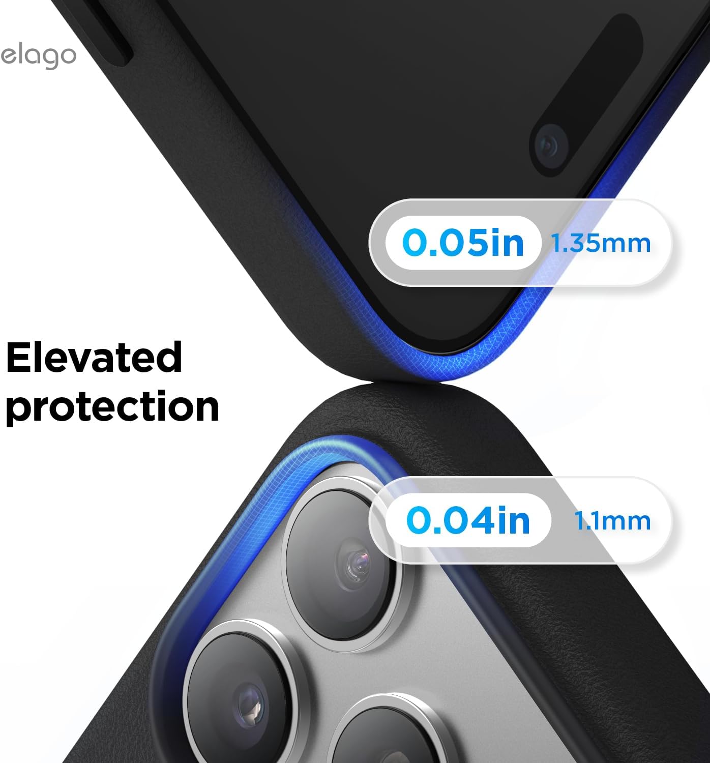 Thumbnail 6 de elago ES17MSLE69PRO-BK Magnetic Leather Case for iPhone Pro Max, MagSafe