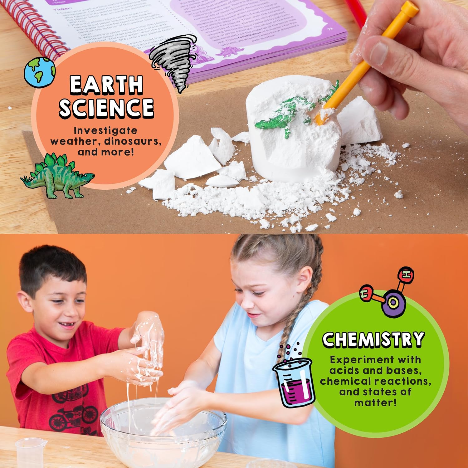 Detalle de Thames & Kosmos Wow in The World 100 Experiments kit 🧪