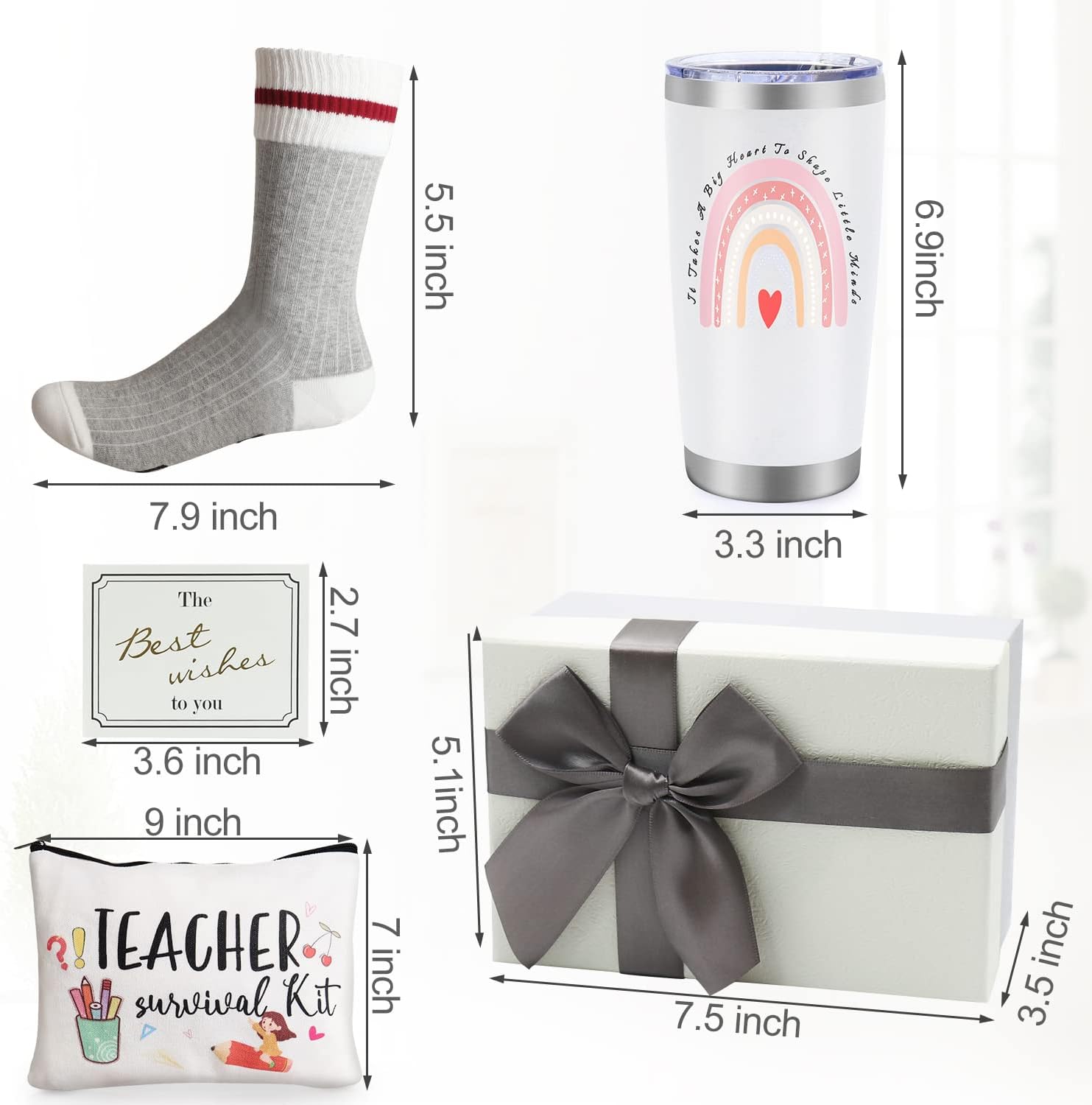 Thumbnail 3 de Best Teacher Appreciation Gifts 20 OZ Insulated Tumbler Gift Box Set for Women Teachers