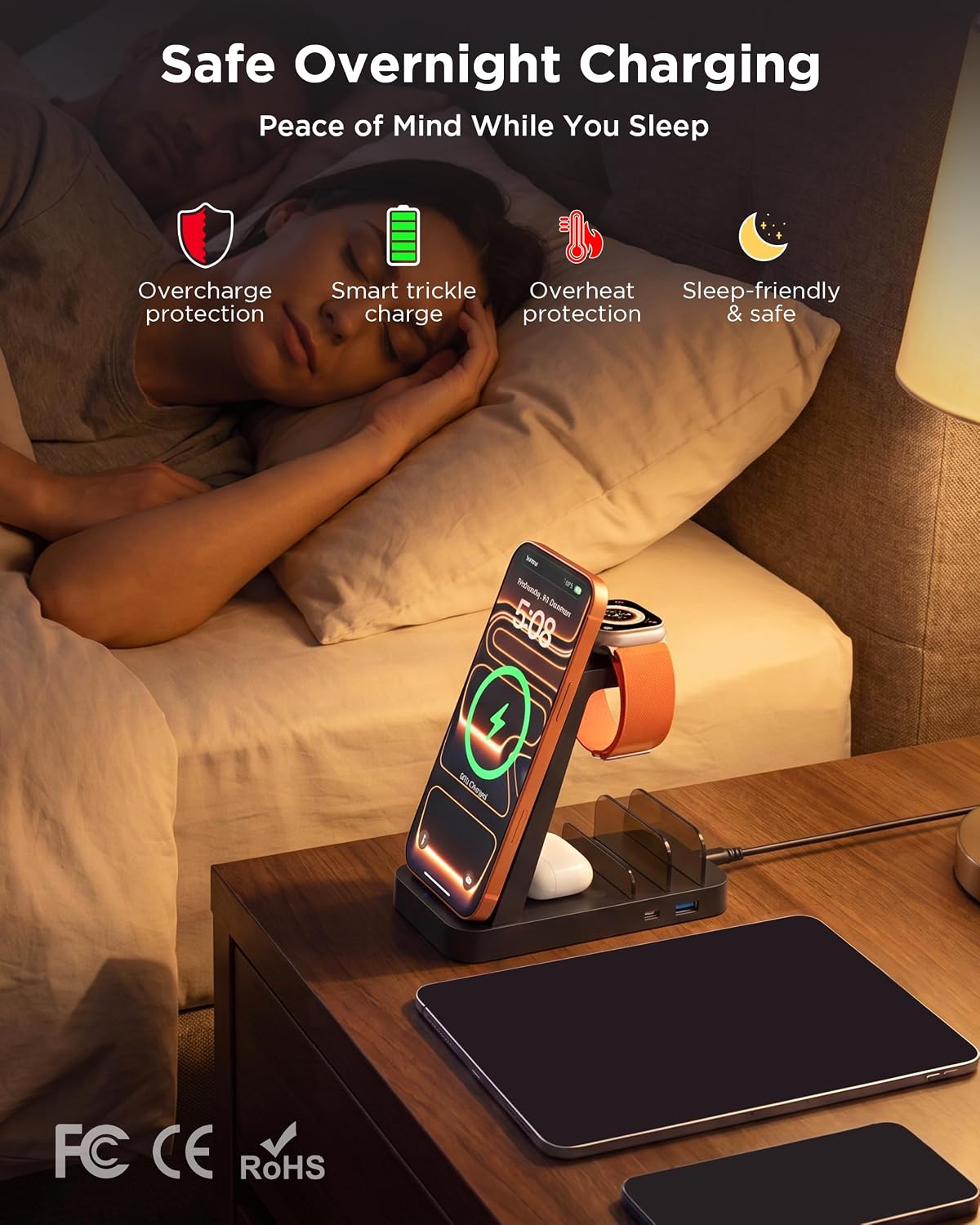 Thumbnail 6 de GAUOLN CW520 5-in-1 Wireless Charging Station with 36W Adapter