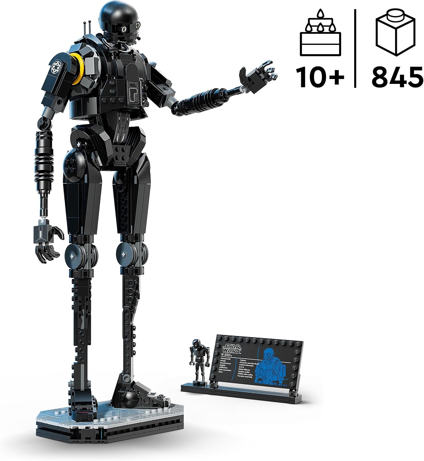Detalle 2 de LEGO Star Wars 75434 Droide di Sicurezza K-2SO, action figure da collezione