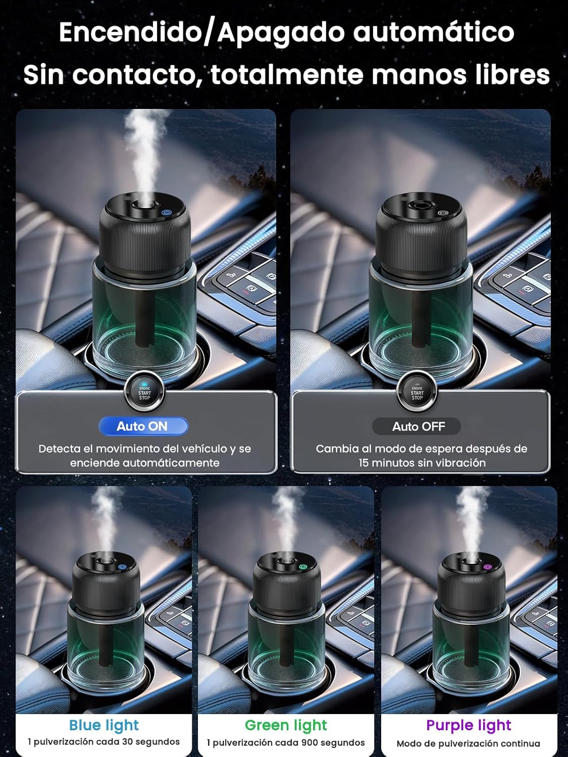 Detalle de Ambientador coche BJ 047 160ml Océano
